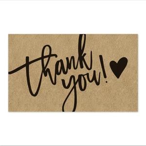 50 Thank You Cards